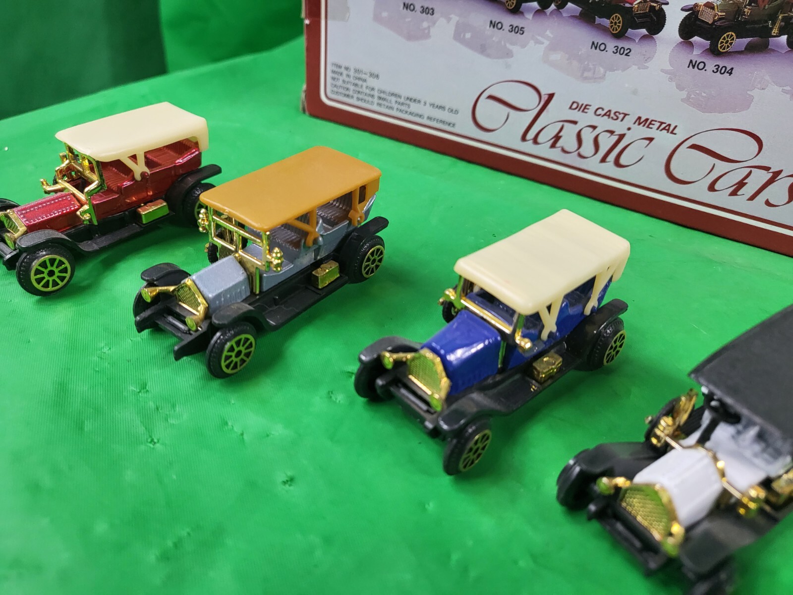Set of 6 Die Cast Metal Classic Cars. 5821 eBay