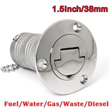 Boat Marine 1.5 Keyless Cap Gas Fuel Tank Dec...