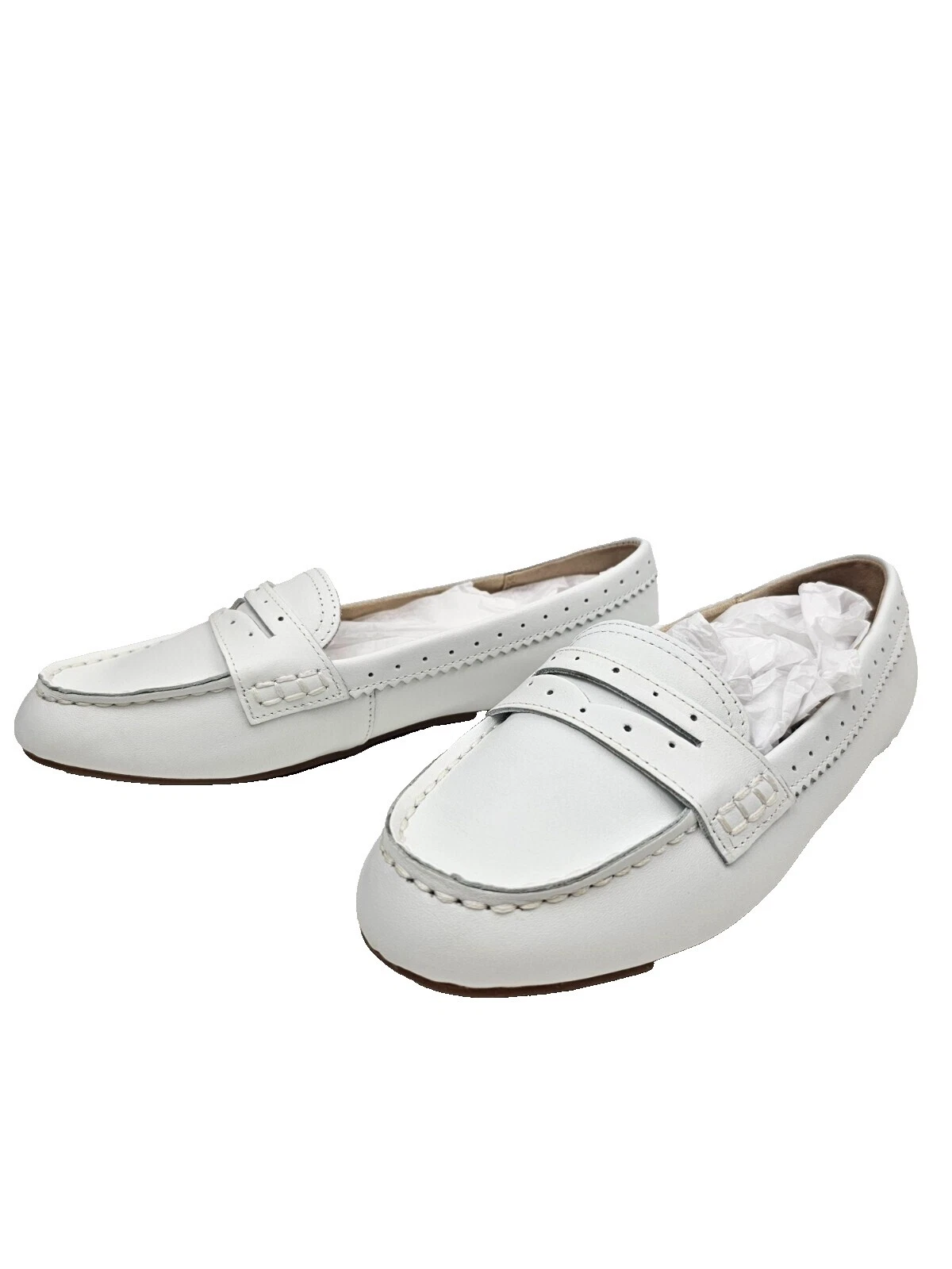 Lands 'End Mujer Zapatos Cómodos superior de cuero para mujeres