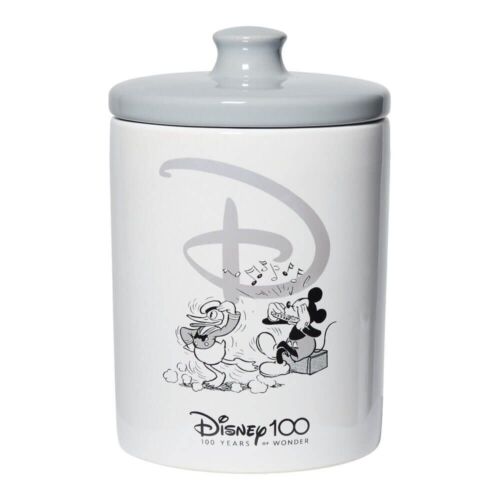 NEW Official Disney 100th Anniversary Mickey Mouse Donald Cookie Jar Collectable - Picture 1 of 1