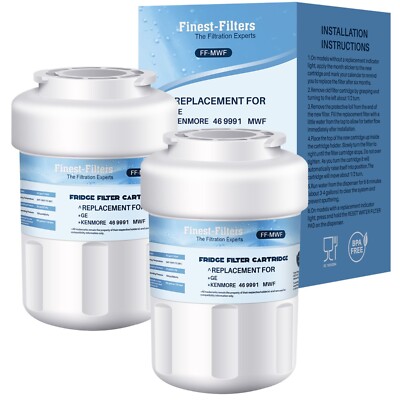 2 X Kühlschrank Wasserfilter Mit Ge Mwf , Smartwater, Mwfp , Gwf , Kenmore