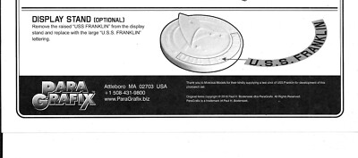 Para Grafix Star Trek Beyond: USS Franklin NX326 Photo-Etch Set