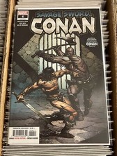 SAVAGE SWORD OF CONAN #6 DAVID FINCH COVER LUKE ROSS INTERIOR ART 2019 marvel