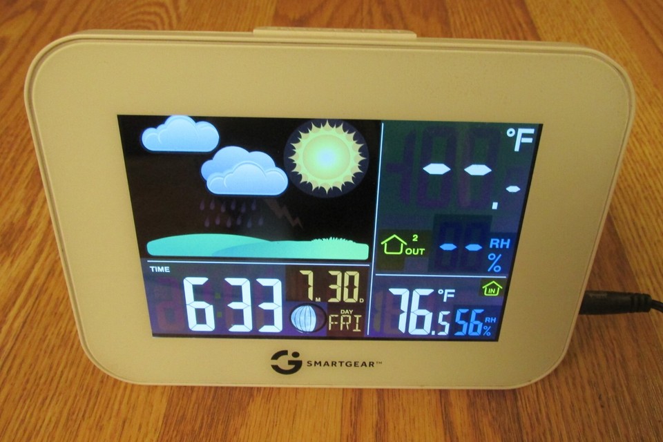 Smart Gear Indoor / Outdoor Wireless Weather Station STG5939KB eBay