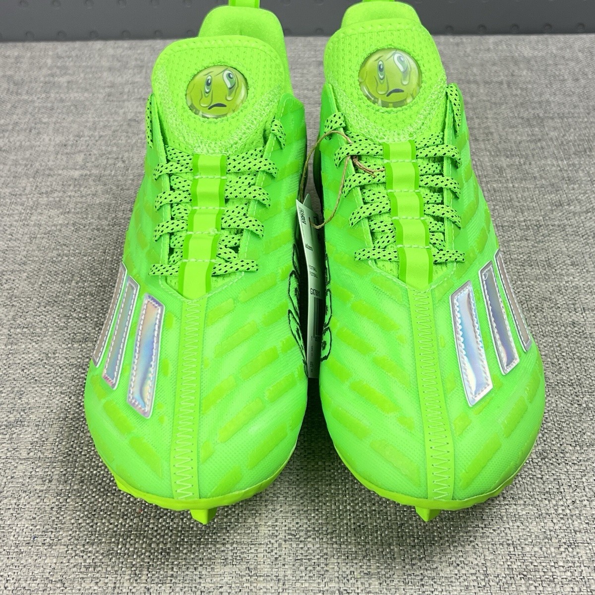Adidas Adizero Big Mood Solar Green Silver Football Cleats