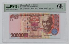 Ghana, 2003, 20000 Cedis – PMG 68