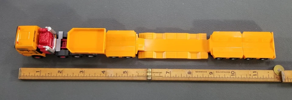 HERPA HO 1:87 152440 MAN TGA XXL SZ  LOW LOAD SEMI TRUCK & TRAILER LONG 12" IOB - Image 2 of 4