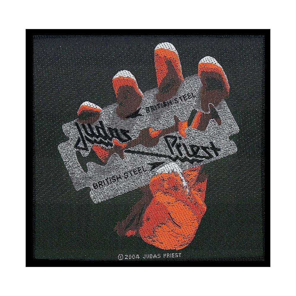 JUDAS PRIEST BRITISH STEEL WOVEN SEW ON PATCH OFFICIALLY LICENSED