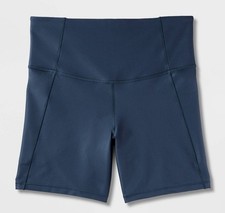 All In Motion Women's Effortless Support Bike Shorts, 6" Inseam High Rise, M