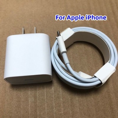 New 20W PD Fast Charger Cube Type C Cord For iPhone 17 16 15 14 13 12 11 Pro Max