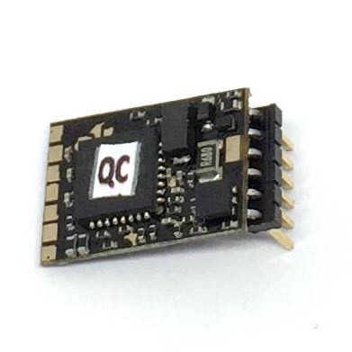 train-O-matic 02010221 NEM 651 6-polig gebogenes Mikro decoder