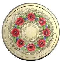 Pre Christmas Sales Rare   $2 Remembrance 80th Anniversary of End WWII Coin .