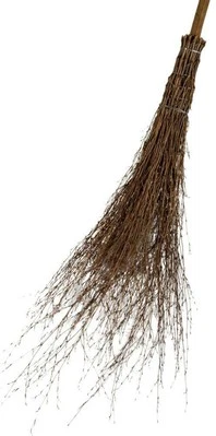 FLORAWORLD Reisigbesen Bambus mit Stiel 220 cm