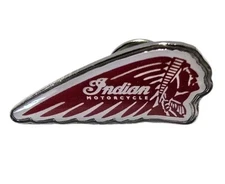 Indian Motorcycle Pin Lapel Hat Jacket  Pin Tie Tac  1 1/4''  CHIEF HEADDRESS