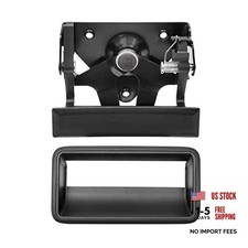 Tailgate Handle Set, Compatible with 1988-2002 Chevy C1500 C2500 Plastic Black
