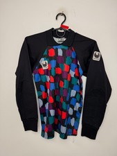 VINTAGE UHLSPORT TEMPLATE 1990'S GOALKEEPER FOOTBALL LONG SLEEVE #1 SHIRT SZ XS
