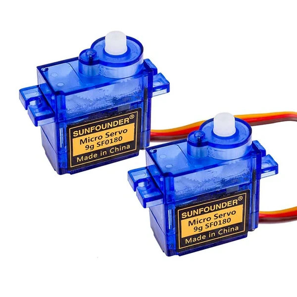 2x SG90 9g Micro Servo Motor, Micro RC Servo Motor, RC Toys Robot Arm Helicopter