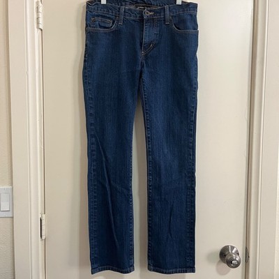 Active Revolt Womens Stretch Slim Straight Jeans 30 Medium Wash USA Normcore 90s
