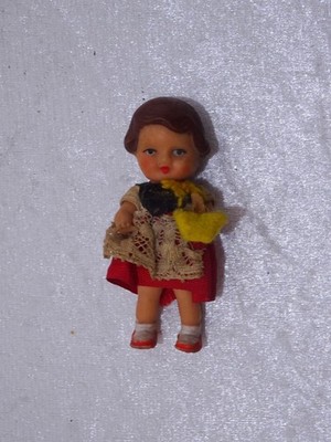 DDR Design Ari Mini Gummipüppchen für z.B. Puppenhaus - Vintage - 7,5 cm