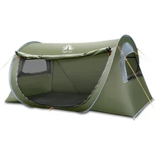 Portable Outdoor Camping Tent 1 Person Waterproof Hiking Folding Tunnel Tent