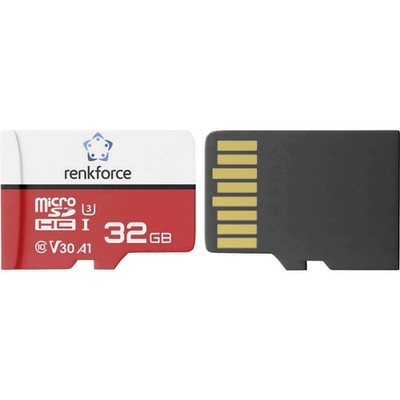 Renkforce RFEmSD32 microSDHC-Karte 32 GB A1 Application Performance Class, v30