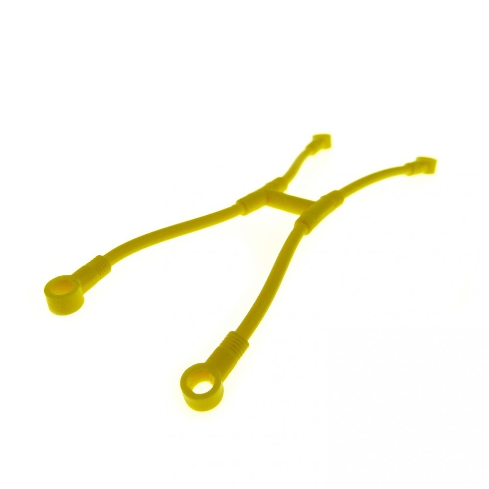 1x Lego Rubber Flex Holder Yellow Connector Reins 3019124 18390 30191 X169