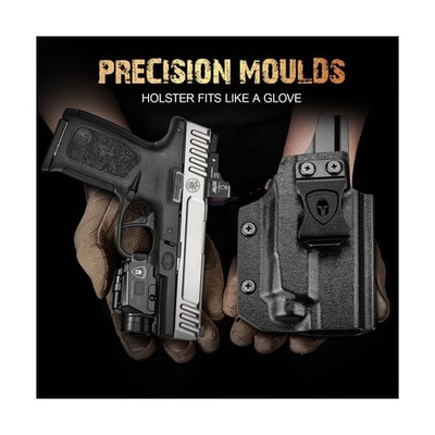 MA1 Laser Light Combo Holster Fit For Hellcat Pro, 800-lumen LED Gun Flashlight And Green Laser Weapon Pistol Light & Right-Hand IWB Holster, Rechargeable | Screen Power Indicator