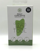 Daily Concepts  Gua Sha Real Jade Massager Facial Tool NEW & SEALED