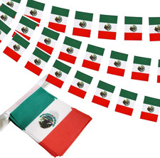 Mexico Flags Mexican String Flag Banners for Patriotic Events Independence Day S