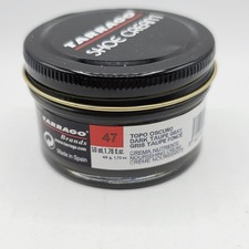 Tarrago Shoe Polish 47 Dark Taupe Gray Cream Leather Protector 1.76 oz. 50ml
