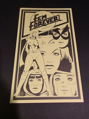 FEM Forever Portfolio FemForce (Paragon Publications, 1977)   Authentic  