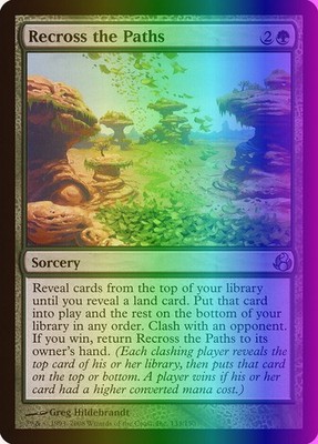 MTG Magic the Gathering Recross the Paths (133/153) Morningtide MP FOIL