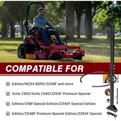 Upgrade Your Zero-Turn Mower with a Versatile Bucket Bracket - Supports 20 lbs