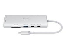 D-Link DUP-A01 USB-C Docking Station 2 x HDMI Corsa 10Gbps Ethernet USB Type C
