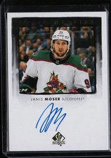 Janis Moser 2022-23 SP Authentic UD Authentics Autographed Card