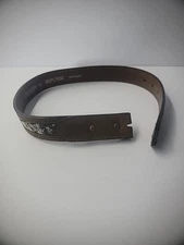 Vintage Nocona Belt Co Genuine Leather Belt No Buckle Camouflage Brown Size 22