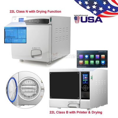 #ad #ad 22L Dental Autoclave Vacuum Steam Sterilizer Class B N Sterilization with Drying $1900.00