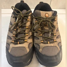 Merrel Men's Moab 2 Waterproof Vent Hiking Shoes - Black and Tan