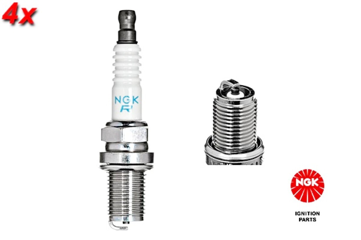 NGK 4x Spark Plug For FORD Escort III IV Fiesta 84-92 5099722