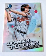 2021 Bowman Chrome Baseball 40-Man Futures #FMF-2 Heston Kjerstad Baltimore 