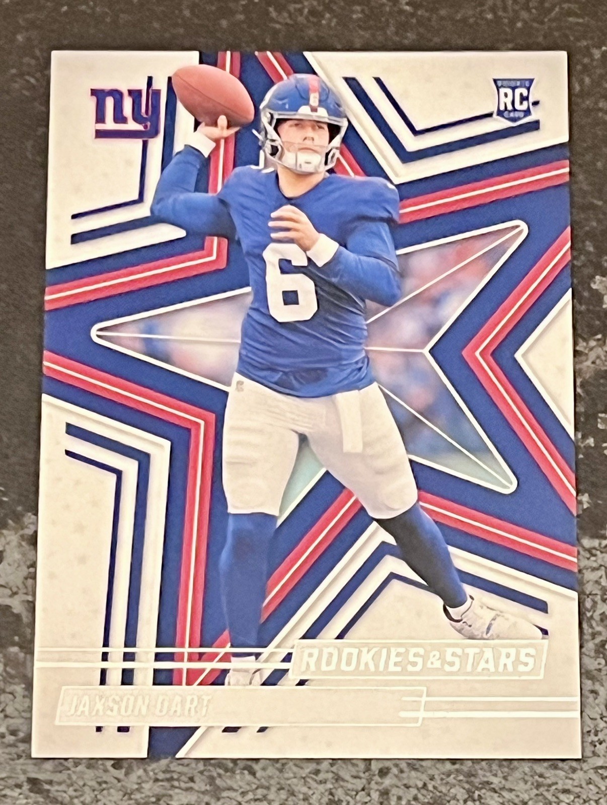 2025 Panini Rookies & Stars Jaxson Dart #137 Rookie RC Giants
