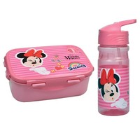Disney Minnie Maus 2 Teiliges Lunch Set Brotdose Trinkflasche 500 Ml