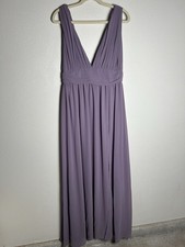 GUC Lulus Heavenly Hues In Dusty Purple Maxi Dress Size Large
