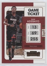 2021-22 Panini Contenders Game Ticket Bronze Bam Adebayo #43 0kb5