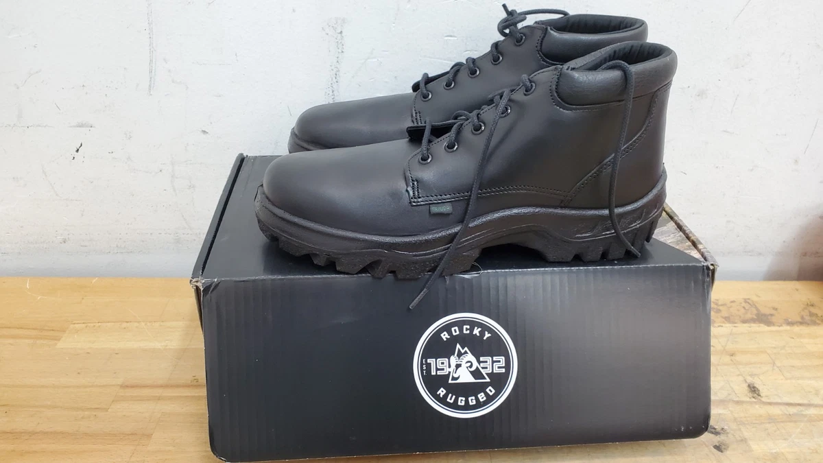 chinese dress ladies Amazon.com | ROCKY Polishable Dress Leather Chukka, Black, Size 3.5(ME)