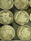 Barber Dime Lot of 9-90% SILVER Coins 1901,1904,1912