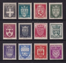 FRANCE 1942 National Relief Fund set of 12 SG 757-768 MH/* (CV £37)