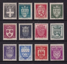 FRANCE 1942 National Relief Fund set of 12 SG 757-768 MH/* (CV £37)