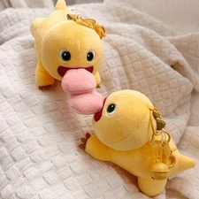 Nailong Plush Silly Tongue Keychain Chinese Milk Dragon Fun Pendant Key Plush
