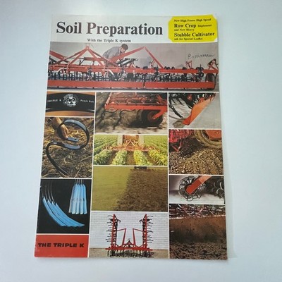 Soil Preparation With the Triple K System Vintage Farming Leaflet SM39